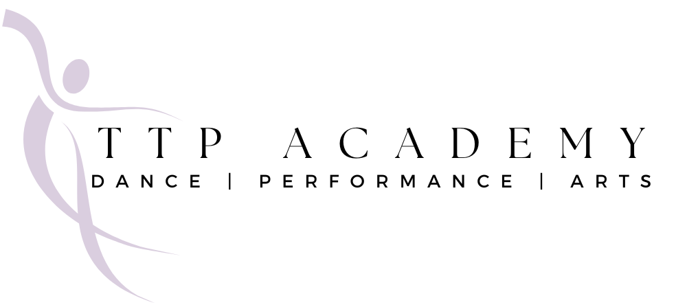 A stylized purple figure resembling a dancer is positioned to the left of the black text that reads “National Dance Education Organization.”.